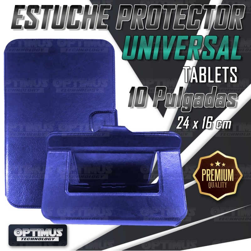 Estuche Case protector Universal Tablet 10 Pulgadas 24x16cm Nixa - Alcatel - Krono - Virzo - Acer - Zoom OPTIMUS TECHNOLOGY™ - 2