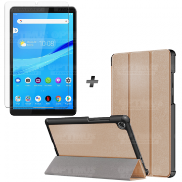 Kit Vidrio Cristal Templado Y Estuche Case Protector para Tablet Lenovo Tab M8 X8505f OPTIMUS TECHNOLOGY™ - 11