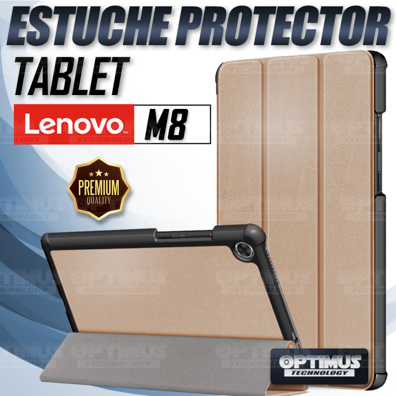 Estuche Case Forro Protector Con Tapa Lenovo Tab M8 X8505f | OPTIMUS TECHNOLOGY™ | EST-LNVO-M8-8505 |