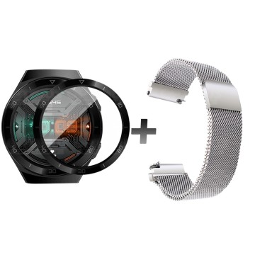Vidrio Templado Cerámico Y Correa Magnética de Acero Inoxidable Smartwatch Reloj Inteligente Huawei Gt2E OPTIMUS TECHNOLOGY™ - 1