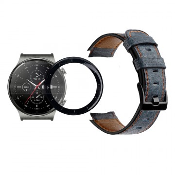 Vidrio Templado Cerámico Y Correa de cuero Smartwatch Reloj Inteligente Huawei GT2 PRO OPTIMUS TECHNOLOGY™ - 5