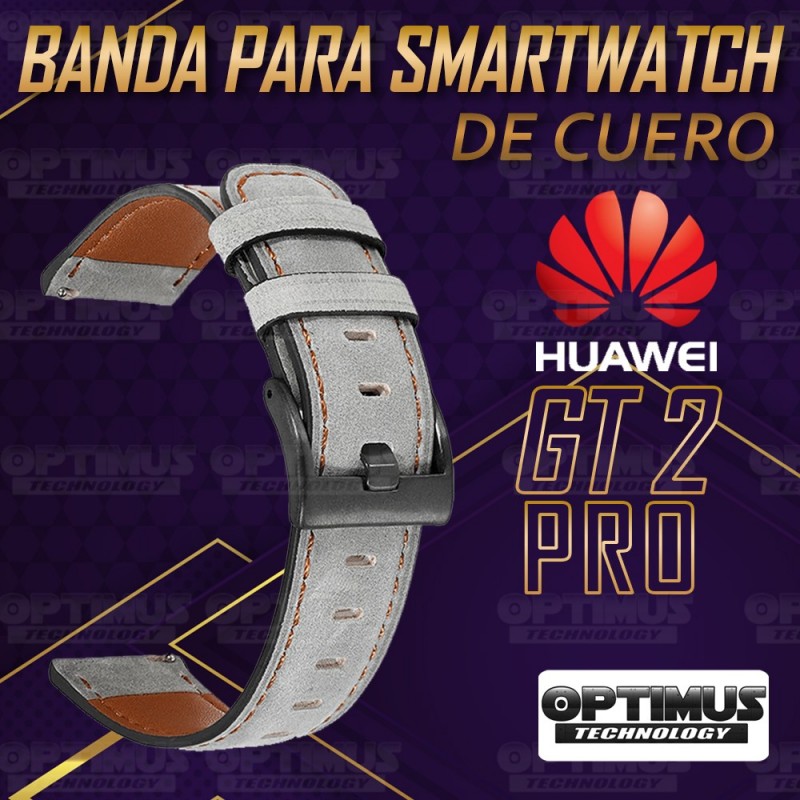 Vidrio Templado Cerámico Y Correa de cuero Smartwatch Reloj Inteligente Huawei GT2 PRO OPTIMUS TECHNOLOGY™ - 3