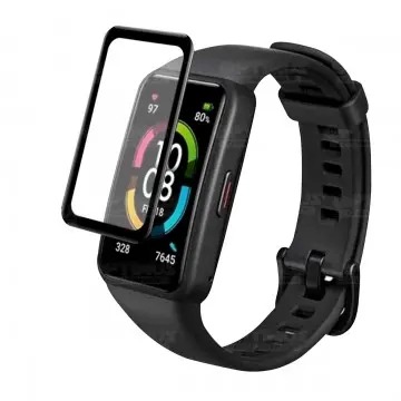 Vidrio Templado Cerámico Nanoglass Para Reloj Smartwatch Huawei Honor Band 6 | OPTIMUS TECHNOLOGY™ | VTP-CR-HNR-6 |