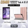 Kit Vidrio Cristal Templado Y Estuche Case Protector para Tablet Samsung Galaxy Tab A8.0 2019 SM-T295 OPTIMUS TECHNOLOGY™ - 6