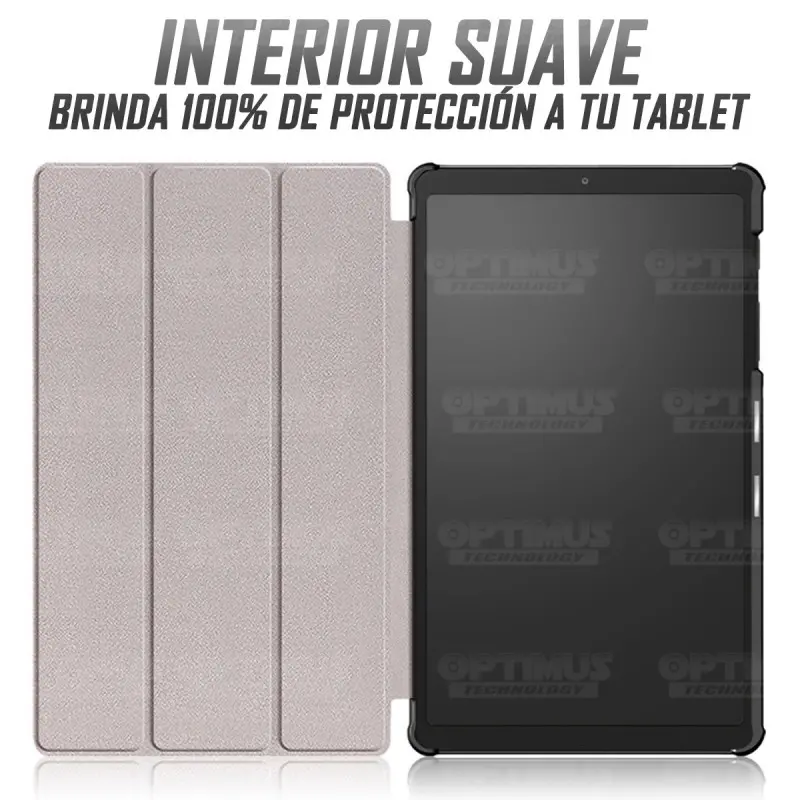 Estuche Case Forro Protector Con Tapa Tablet Samsung Galaxy Tab A7 Lite 8.7 2021 T220 - T225 OPTIMUS TECHNOLOGY™ - 10