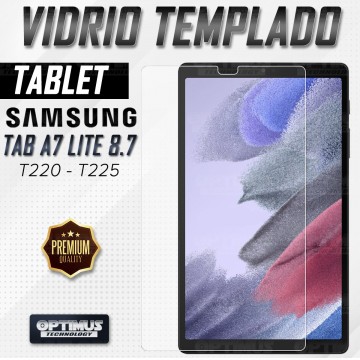 Vidrio Cristal Templado Protector Tablet Samsung Galaxy Tab A7 Lite 8.7 2021 T220 - T225 OPTIMUS TECHNOLOGY™ - 2