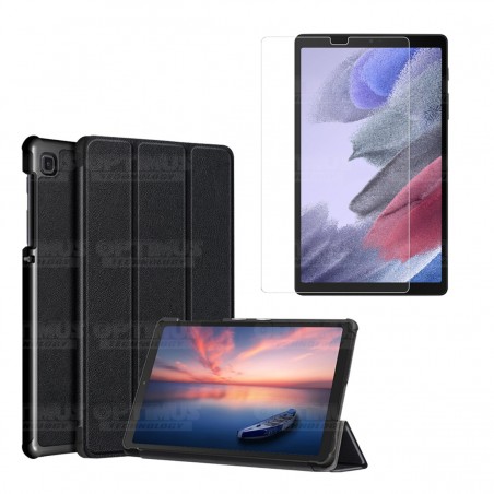 Kit Vidrio Cristal Templado Y Estuche Case Protector para Tablet Samsung Galaxy Tab A7 Lite 8.7 2021 T220 - T225