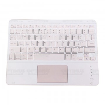 Kit teclado con Mouse Touchpad Bluetooth para PC - Tablet - Celular Android iOS Windows Ultra delgado OPTIMUS TECHNOLOGY™ - 3