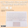 Kit teclado con Mouse Touchpad Bluetooth para PC - Tablet - Celular Android iOS Windows Ultra delgado OPTIMUS TECHNOLOGY™ - 4