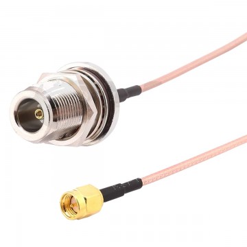 TMC MÓVIL Conector PIGTAIL N Hembra a SMA Macho ( N Female a SMA Male ) cable oxigenado 25cm | TMC MOVIL | 832481 |