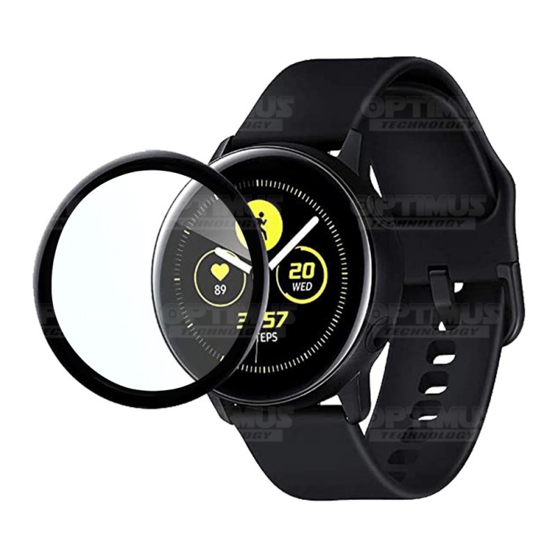 Kit 2 Unidades Vidrio Templado Protector Cerámico Para Reloj Smartwatch Samsung Galaxy Active 44mm OPTIMUS TECHNOLOGY™ - 2
