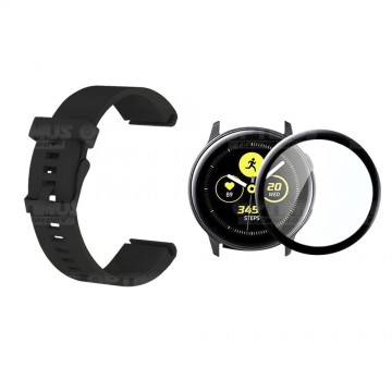 Kit Manilla Correa Y Vidrio Templado Cerámico Protector Para Reloj Samsung Galaxy Active 44mm OPTIMUS TECHNOLOGY™ - 13