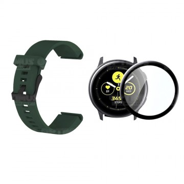 Kit Manilla Correa Y Vidrio Templado Cerámico Protector Para Reloj Samsung Galaxy Active 44mm OPTIMUS TECHNOLOGY™ - 19