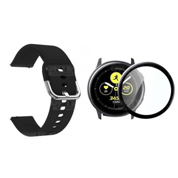 Kit Pulso Correa Y Vidrio Templado Nanoglass Protector Para Reloj Samsung Galaxy Active 2 44mm OPTIMUS TECHNOLOGY™ - 15