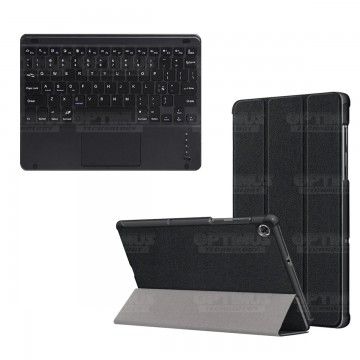 Kit Case Folio Protector + Teclado Mouse Touchpad Bluetooth para Tablet Lenovo M10 Plus Tb-x606f OPTIMUS TECHNOLOGY™ - 2