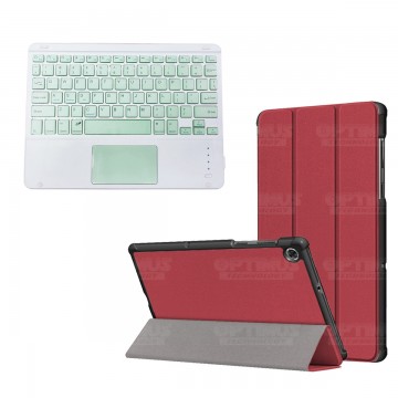 Kit Case Folio Protector + Teclado Mouse Touchpad Bluetooth para Tablet Lenovo M10 Plus Tb-x606f OPTIMUS TECHNOLOGY™ - 9