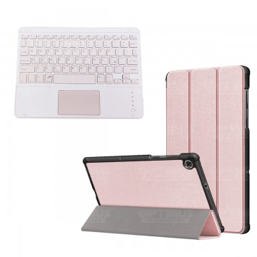 Kit Case Folio Protector + Teclado Mouse Touchpad Bluetooth para Tablet Lenovo M10 Plus Tb-x606f OPTIMUS TECHNOLOGY™ - 15