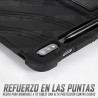 Kit Case Forro Protector Antigolpes + Teclado y Mouse Ratón Bluetooth para Tablet Samsung Galaxy Tab S7 FE 12,4" Pulgadas OPTIMU