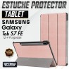 Estuche Case Forro Protector Con Tapa Tablet Samsung Galaxy Tab S7 FE 12,4" Pulgadas | OPTIMUS TECHNOLOGY™ | EST-AC-S7-FE |