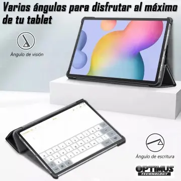 Kit Case Folio Protector + Teclado Mouse Touchpad Bluetooth para Tablet Samsung Galaxy Tab S7 FE 12,4" Pulgadas OPTIMUS TECHNOLO