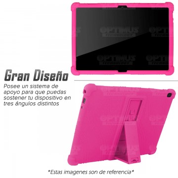 Kit Vidrio templado y Estuche Protector de goma antigolpes con soporte Tablet Lenovo Tab M10 Tb-x505f OPTIMUS TECHNOLOGY™ - 22