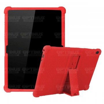 Kit Vidrio templado y Estuche Protector de goma antigolpes con soporte Tablet Lenovo Tab M10 Tb-x505f OPTIMUS TECHNOLOGY™ - 15