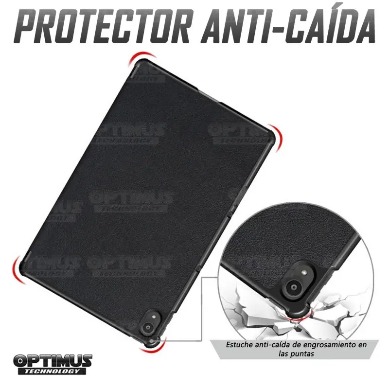 Kit Vidrio Cristal Templado Y Estuche Case Protector para Tablet Lenovo P11 2020 Tb-J606F OPTIMUS TECHNOLOGY™ - 12