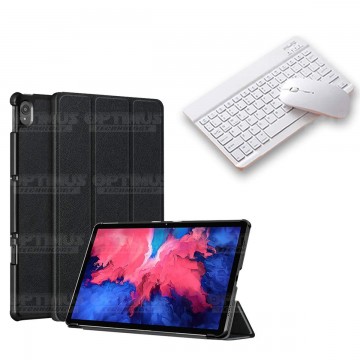 Kit Case Forro Protector + Teclado y Mouse Ratón Bluetooth para Tablet Lenovo P11 2020 Tb-J606F OPTIMUS TECHNOLOGY™ - 5