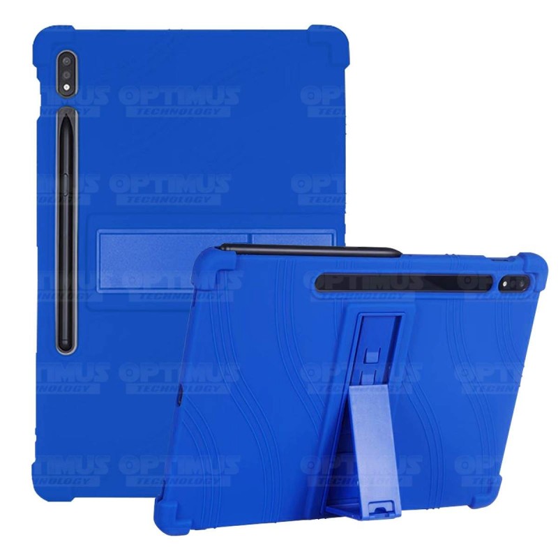 Estuche Case protector de goma Tablet Samsung Galaxy Tab S7 Plus SM-T970NZWLCOO 12.4 Pulgadas Anti golpes con soporte OPTIMUS TE