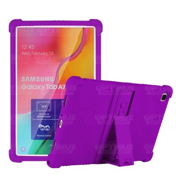 Estuche Case protector de goma Tablet Samsung Galaxy Tab A7 10.4 2020 T500 - T505 Anti golpes con soporte OPTIMUS TECHNOLOGY™ - 