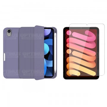 Kit Vidrio templado y Estuche Protector con portalápiz antigolpes Tablet IPad Mini 6 2021 OPTIMUS TECHNOLOGY™ - 16