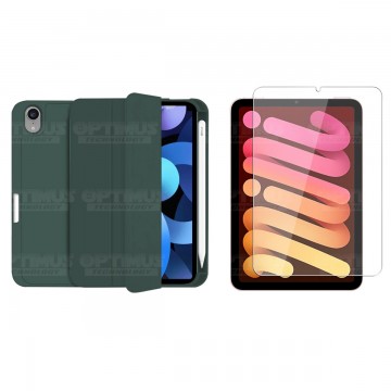 Kit Vidrio templado y Estuche Protector con portalápiz antigolpes Tablet IPad Mini 6 2021 OPTIMUS TECHNOLOGY™ - 21