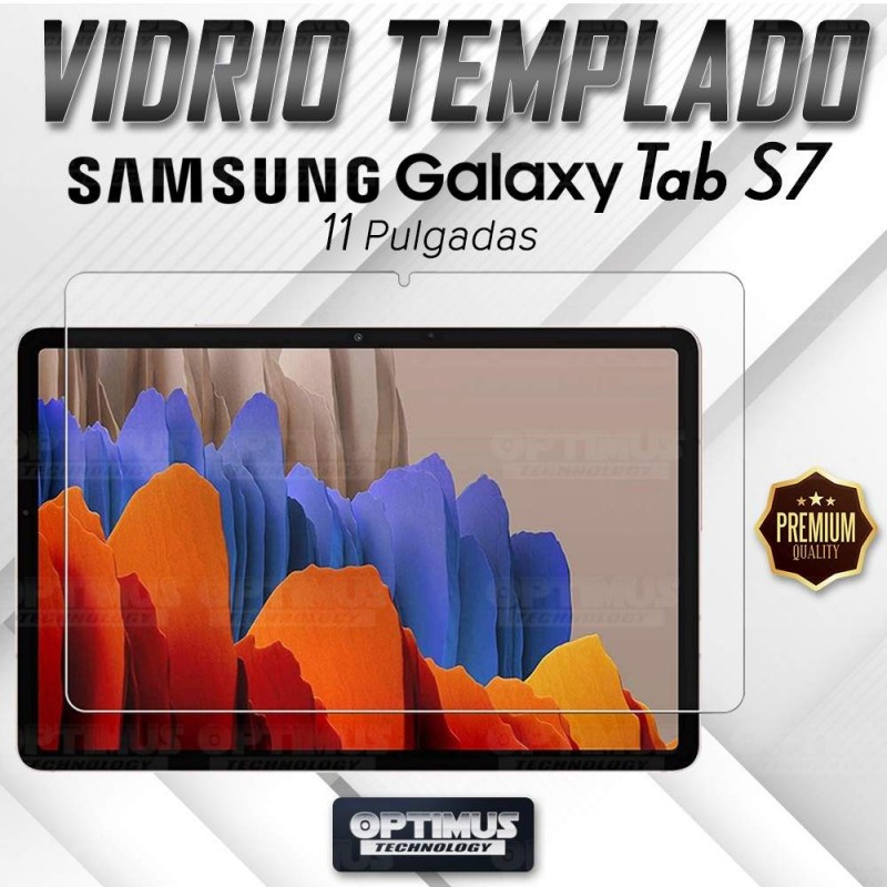 Vidrio Cristal Templado Protector Tablet Samsung Galaxy Tab S7 Wifi SM-T870NZK 11 Pulgadas OPTIMUS TECHNOLOGY™ - 2