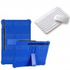 Kit Case Forro Protector Antigolpes + Teclado y Mouse Bluetooth para Tablet Samsung Galaxy Tab S7 SM-T870NZK 11 Pulgadas OPTIMUS