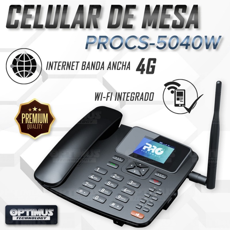 Kit Rural Antena Amplificadora de señal Multibanda Pro Y Celular De Mesa Teléfono ProElectronic Procs-5040w PROELECTRONIC COLOMB