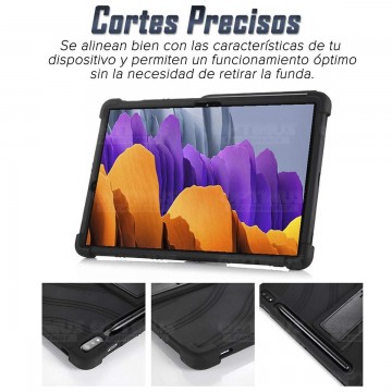 Kit Vidrio templado + Estuche Protector Goma + Teclado y Mouse Bluetooth para Tablet Samsung Galaxy Tab S7 Wifi 11 Pulgadas OPTI