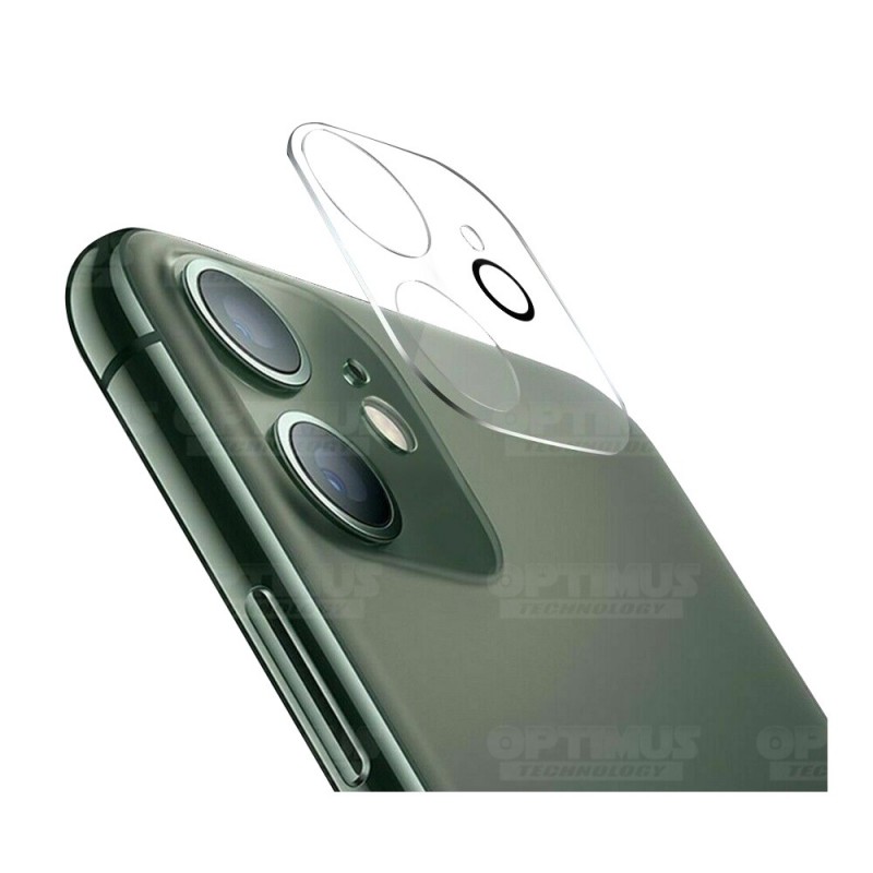 Kit para celular smartphone iPhone 11 Vidrio Templado de cámara + Cristal ceramico protector de pantalla OPTIMUS TECHNOLOGY™ - 7