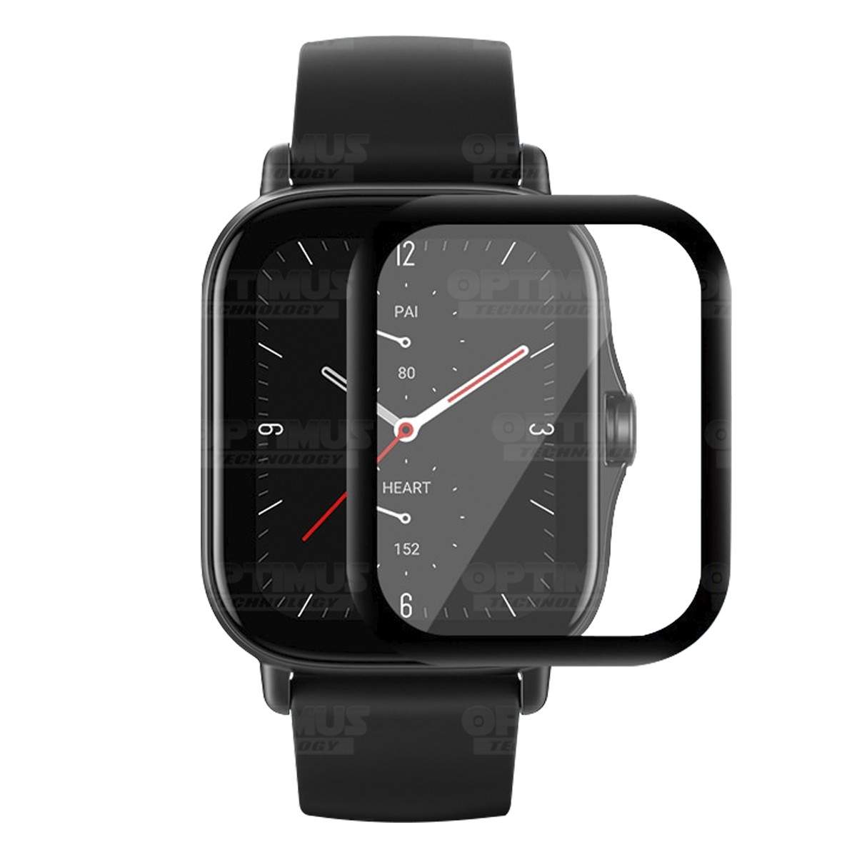 Vidrio Templado Cerámico Y Correa de cuero Smartwatch Reloj Inteligente Huawei  GT2 PRO Color Gris