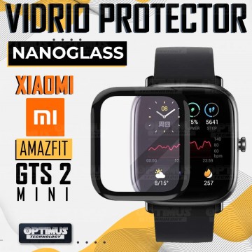 Vidrio Templado Cerámico Nanoglass Para Reloj Smartwatch Xiaomi Amazfit GTS 2 Mini OPTIMUS TECHNOLOGY™ - 2