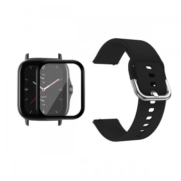 Kit Pulso Correa Y Vidrio Templado Nanoglass Protector Para Reloj Xiaomi Amazfit GTS 2E OPTIMUS TECHNOLOGY™ - 21