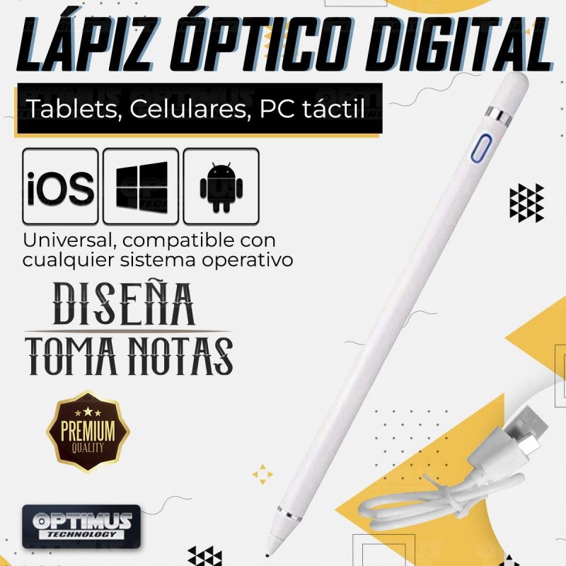 Lápiz óptico Stylus para Tablets celulares y PC Táctil GENERICO