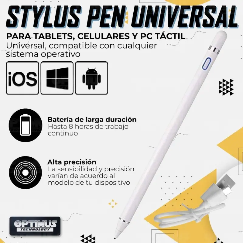 Pen universal - Lápiz electronico compatible para cualquier pantalla tactil