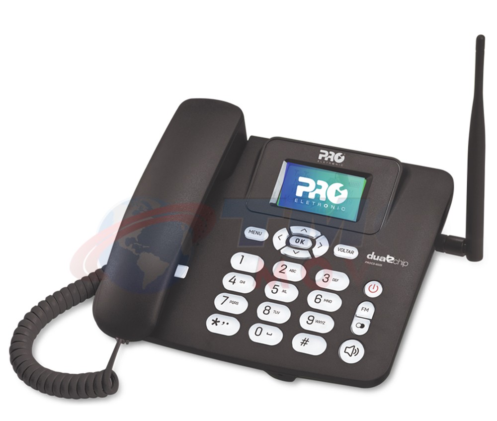 Teléfono Celular De Mesa Pro Electronics PROCD-6020 Doble SimCard