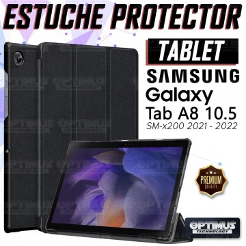 Estuche Case Forro Protector Con Tapa Tablet Samsung Galaxy Tab A8 10.5 2021 - 2022 SM-x200, SM-x205 OPTIMUS TECHNOLOGY™ - 3