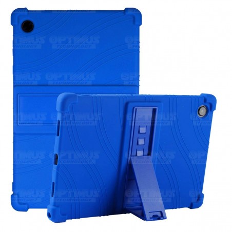 Estuche Case protector de goma Tablet Samsung Galaxy Tab A8 10.5 2021 - 2022 SM-x200, SM-x205 Anti golpes con soporte
