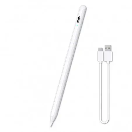 Lápiz óptico digital capacitivo activo Stylus Pen compatible con iOS para Tablets, celulares iPhone iPad Pro 2018 - 2022