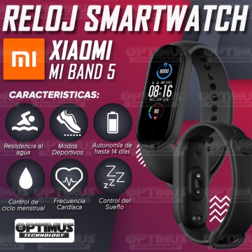 KIT Reloj Inteligente Smartwatch Xiaomi Mi Smart Band 5 y Buff Screen Protector | XIAOMI COLOMBIA | SW-BFF-XMI-MB-5 |
