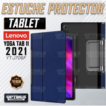 Kit Case Forro Protector + Teclado y Mouse Ratón Bluetooth para Tablet Lenovo Yoga Tab 11 2021 YT-J706F OPTIMUS TECHNOLOGY™ - 18