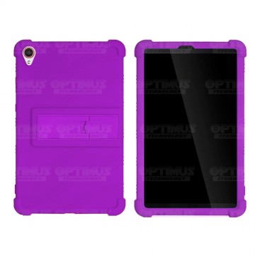 Estuche Case protector de goma Tablet Lenovo Tab M8 8505x / x8505f Anti golpes con soporte OPTIMUS TECHNOLOGY™ - 13