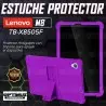 Kit Vidrio templado + Estuche Protector Goma + Teclado y Mouse Bluetooth para Tablet Lenovo Tab M8 8505x / x8505f OPTIMUS TECHNO